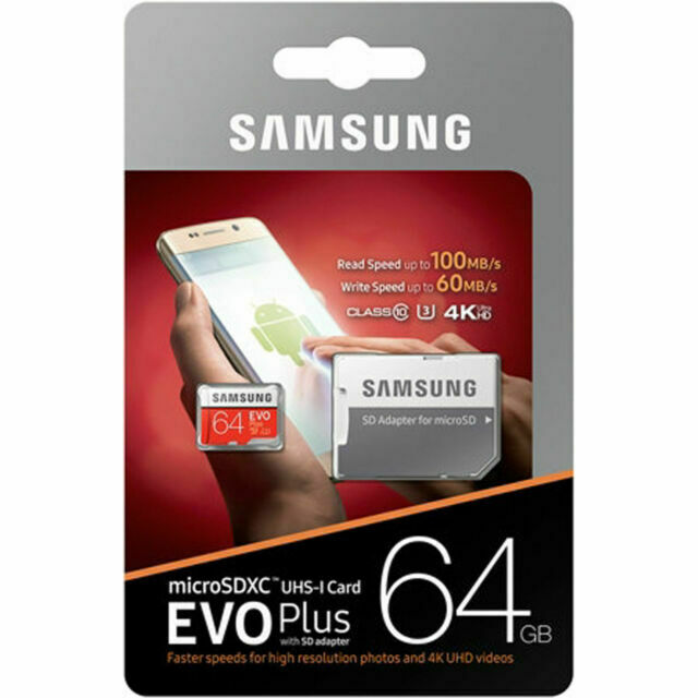 carte mÃ©moire samsung microsdxc evo + 64GB