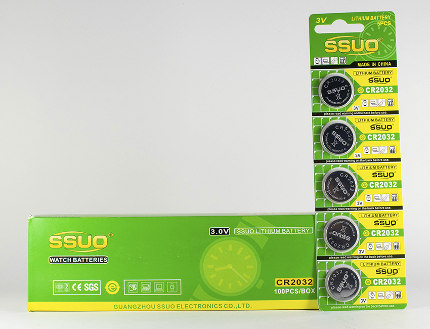 Pile Batterie Lithium 3V, modÃ¨le CR2032