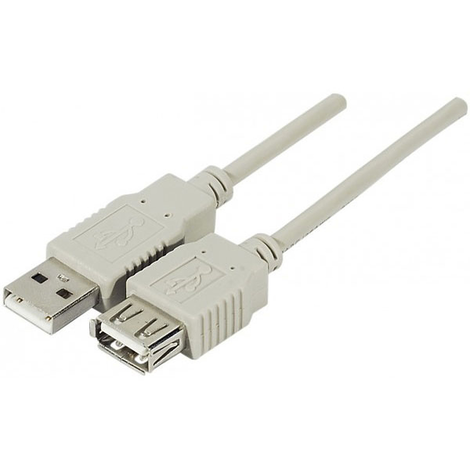 RALLONGE USB gris 1m